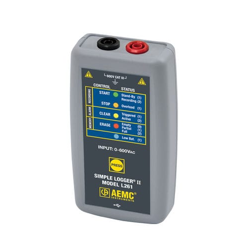 Ereignisrekorder - L261 - AEMC Instruments - Strom / 1 Kanal / USB