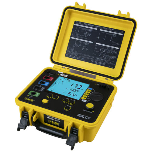 Leistungstester - 6471 - AEMC Instruments - Erdungswiderstands / Massen / für Boden