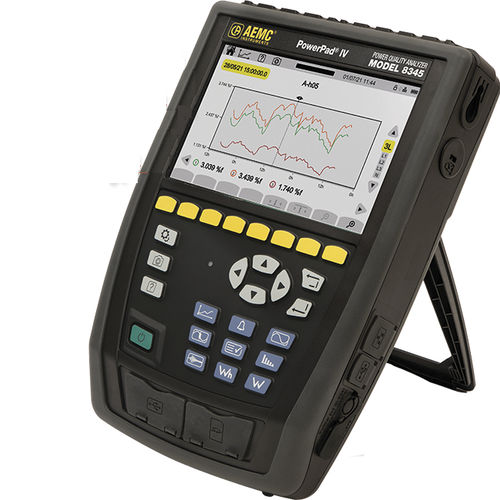 Netzqualitätsanalysator - 8345 - AEMC Instruments - Signal / für dreiphasige Stromnetze / Leistung