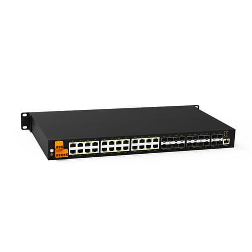 Ethernet-Switch / managed - SICOM6432G - Kyland Technology Co.,Ltd. - 10/100BaseT(X) / 32 Ports / Gigabit