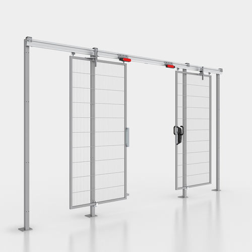 Schiebetür - DST - HANS GEORG BRÜHL - Aluminium / Stahl / für den Innenbereich