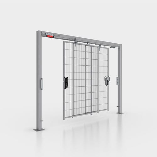 Schiebetür - HANS GEORG BRÜHL - Aluminium / Stahl / für den Innenbereich