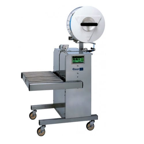 Umreifungsmaschine für die Lebensmittelindustrie - M PAC YM - Cyklop - halbautomatisch / für Pakete / mobil