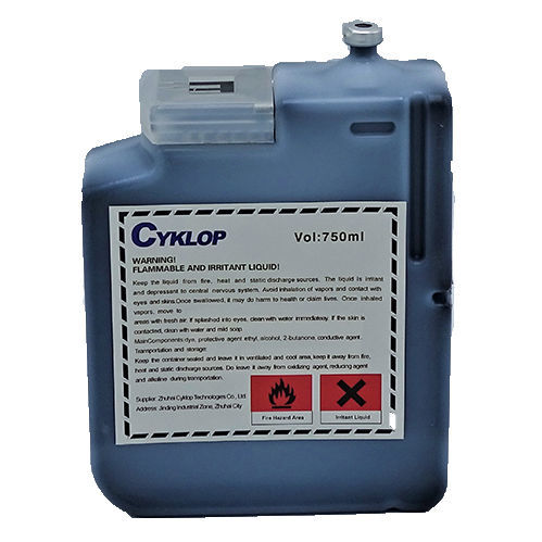 Tinte für Tintenstrahldruck - Cyklop - Strichcode-Etiketten / für Codemarkiermaschinen
