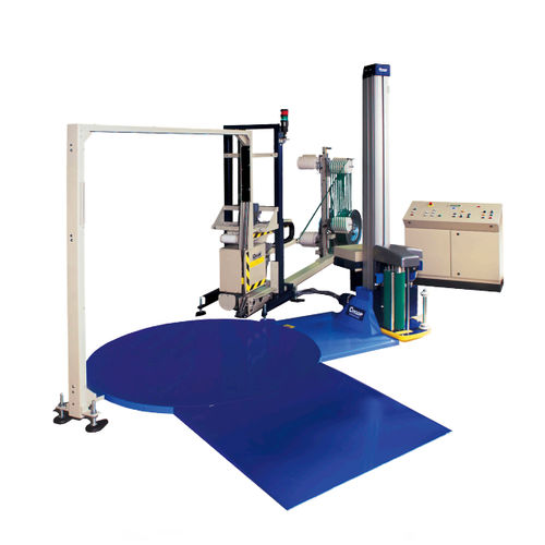 Stretchwickler mit Drehteller - TWINPACK - Cyklop - manuell / Paletten / für Umreifungsmaschine