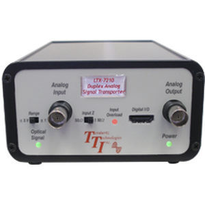Transceiver für Lichtleiter - LTX-7215 series - Scitec Instruments - 16 Kanäle / bidirektional / analog