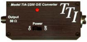 Optischer elektrischer Wandler - TIA-3000 - Scitec Instruments - LWL / schnell