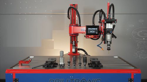 Radialbohrmaschine - DRILLTRONIC DTM EVO2 VAPS - VOLUMEC® & EASYARM - elektrisch / Gelenkarm