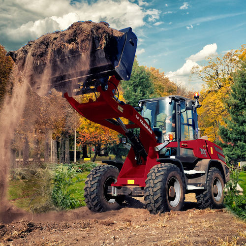 Radlader - V100 - YANMAR COMPACT EQUIPMENT EMEA S.A.S. - starr / kompakt / für Baustelle