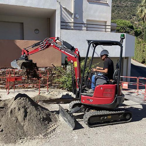 Minibagger - ViO17 - YANMAR COMPACT EQUIPMENT EMEA S.A.S. - auf Raupen / Tier 2 / für Baustellen