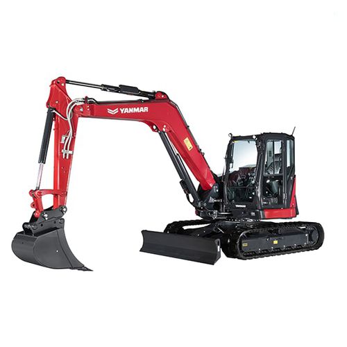 Mittelgroßer Bagger - SV86-7 - YANMAR COMPACT EQUIPMENT EMEA S.A.S. - auf Raupen / Diesel / kompakt