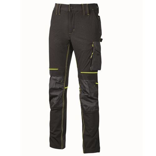 Arbeitshose - ATOM - U Group Srl - Stoff / schwarz / mit Tasche
