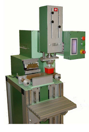 Tampondruckmaschine mit offenem Farbgebersystem - TP-150 - ST Drucksysteme - elektropneumatisch