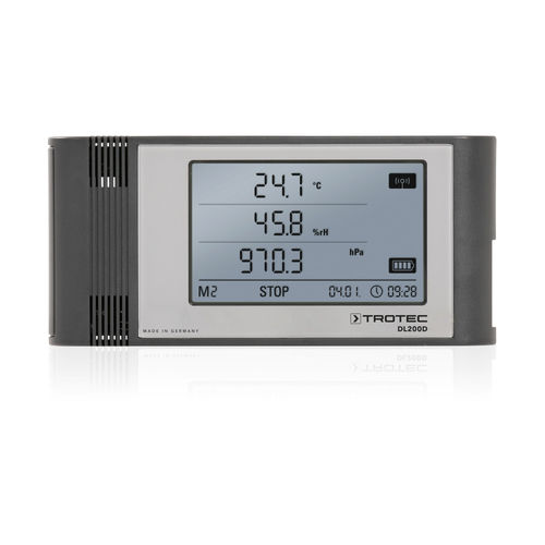 Temperatur-Datenlogger - DL200D - Trotec GmbH - Luftfeuchtigkeit / USB / mit Display