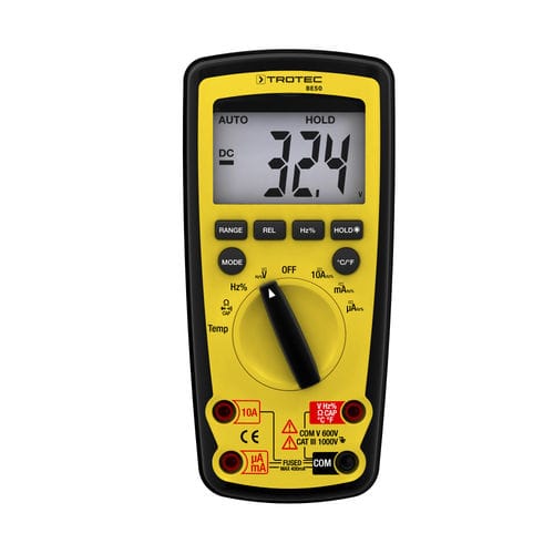 Digitales Multimeter - BE50 - Trotec GmbH - tragbar / mit Thermometer / Industrie