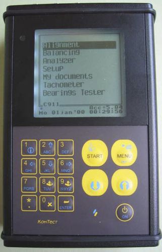Wellenausrichtsystem - C911 - NPP KOHTECT - Laser / mit eingebautem Vibrations Analysator zum Auswuchten von Maschinen
