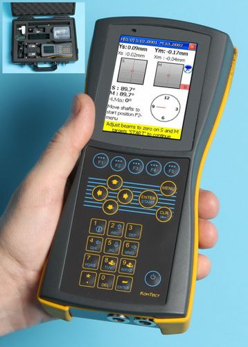 Wellenausrichtsystem - AVV-711 - NPP KOHTECT - 2-Achsen-Laser / für drehende Maschinen / robust