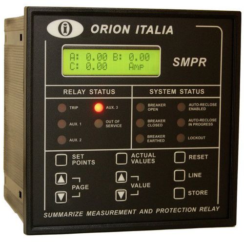 Überspannungsschutzrelais - SMPR-1 - Orion Italia - Überstrom / Phasenfolge / für Schalttafelmontage