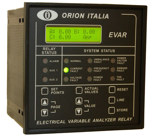Spannungsüberwachungsrelais - EVAR ETH - Orion Italia - Strom / Drehfeldrichtung / Leistungsfaktor