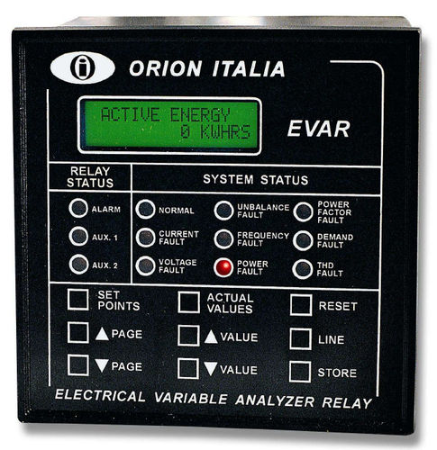 Stromüberwachungs-Relais - EVAR - Orion Italia - Spannung / dreiphasig / für Elektromotor