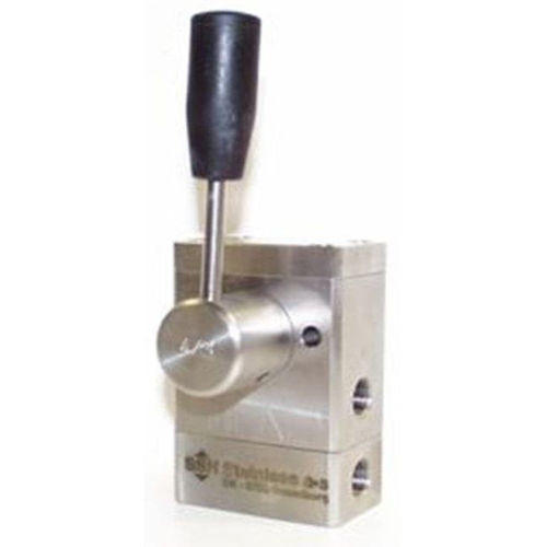 Hydraulik-Wegeventil / 4/3-Wege - NRV 4/3 - SSH Stainless - Schieber / mit Hebel / kompakt