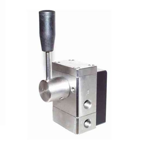 Hydraulik-Wegeventil / 4/3-Wege - NRV-S- 4/3 - SSH Stainless - mit Ventil / mit Hebel / Edelstahl