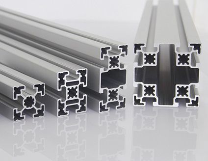 Aluminiumprofil - PG45 - Modular Assembly Technology - gerillt / für Förderanlagen