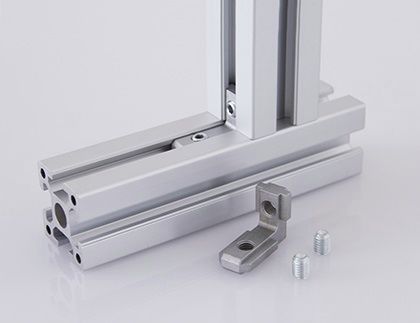 Befestigungswinkel für Aluminiumrahmen - 3.41 series - Modular Assembly Technology - intern