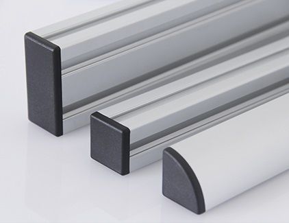 Gewindelose Endkappe - 4.1x series - Modular Assembly Technology - rechteckig / quadratisch / ABS
