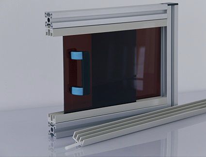 PVC-Profil - 7.51 series - Modular Assembly Technology - Schiebetür