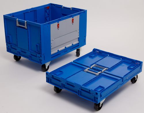Zusammenklappbarer Behälter - Plasticos Santo António - Kunststoff / Lager / Transport