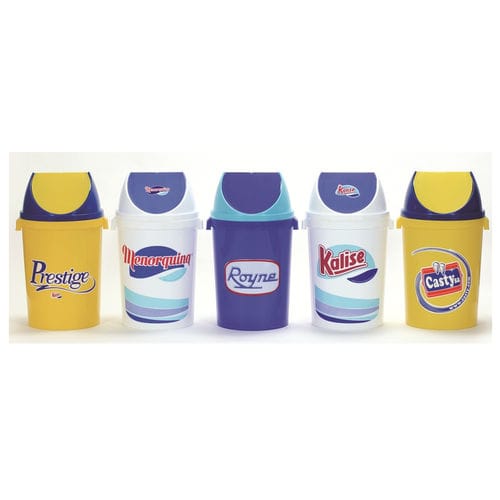Kunststoff-Abfallbehälter - 9224 - Plasticos Santo António - für Papier / Bioabfall / mit Deckel