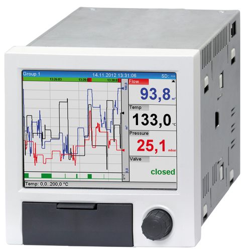 Papierloser Rekorder - REGICONT RCE-300 - ACS Control-System GmbH - Temperatur / 4 Kanäle / 8 Kanäle