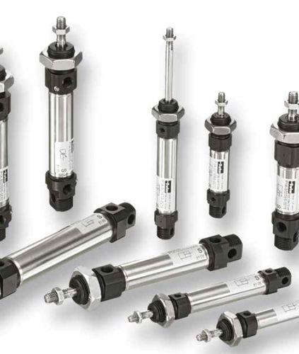 Pneumatikzylinder - P1A - Parker Hannifin France SAS - mit Querverstrebung / mit Magnetkolben / doppeltwirkend