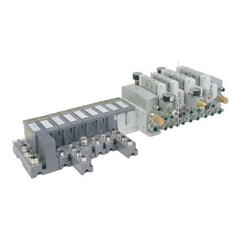 Pneumatik-Wegeventil / Schieber - ISYS ISO series - Parker Hannifin France SAS - druckluftbetrieben / mit elektrischer Bedienung / 5/2-Wege