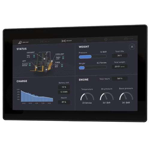 Kontroll-Displaymodul - IQAN-MD5 - Parker Hannifin France SAS - TFT LCD / mit kapazitivem Touchscreen / monochrom