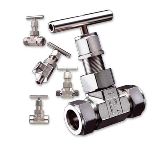 Nadelventil - U series - Parker Hannifin France SAS - Hebel / mit Handrad / Isolation