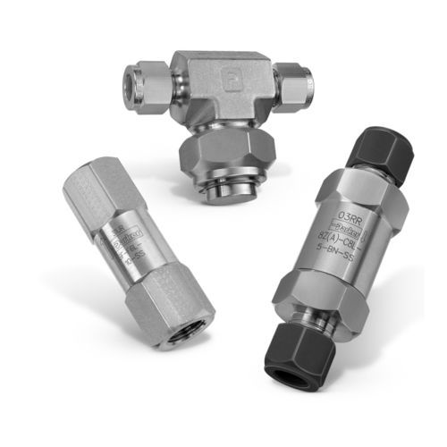 Rückschlagventil - CO Series - Parker Hannifin France SAS - Gewinde / Durchsatzkontrolle / Edelstahl
