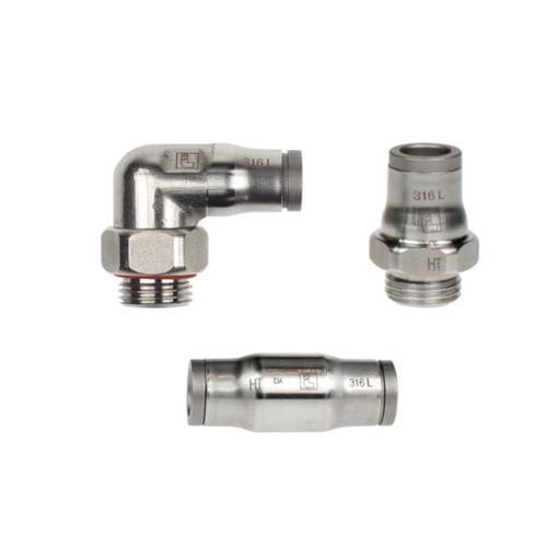 Pneumatischer Anschluss - LF3800 series - Parker Hannifin France SAS - Einschraub / rechtwinkelig / T