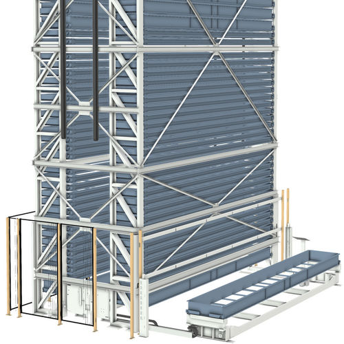 Vertikales automatisches Lagersystem - TowerMat - Kardex - für Blech / für Langgut / Paletten