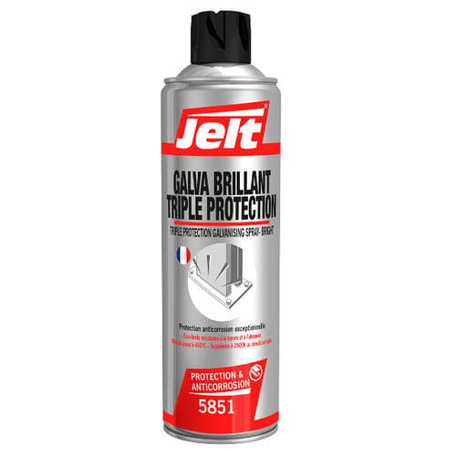 Korrosionsschutz-Aerosol - GALVA BRILLANT TRIPLE PROTECTION - ITW Spraytec - Kaltgalvanisierung / für Metall / Lösungsmittel