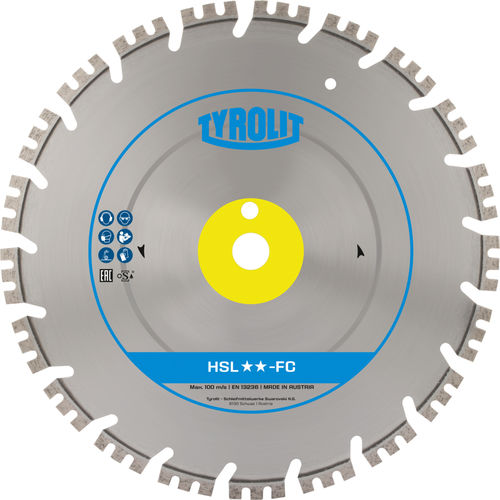 Kreissägeblatt - STANDARD HSL FC - Tyrolit - Schleifmittelwerke Swarovski AG & Co K.G - Trenn / TCT / für Beton