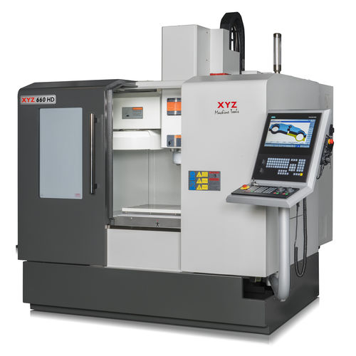 CNC-Bearbeitungszentrum / 3-Achs - XYZ 660 HD - XYZ Machine Tools - vertikal / mit Rotationstisch / BT 40