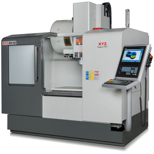 CNC-Bearbeitungszentrum / 3-Achs - XYZ 800 HD - XYZ Machine Tools - vertikal / für Gusseisen / mit Rotationstisch