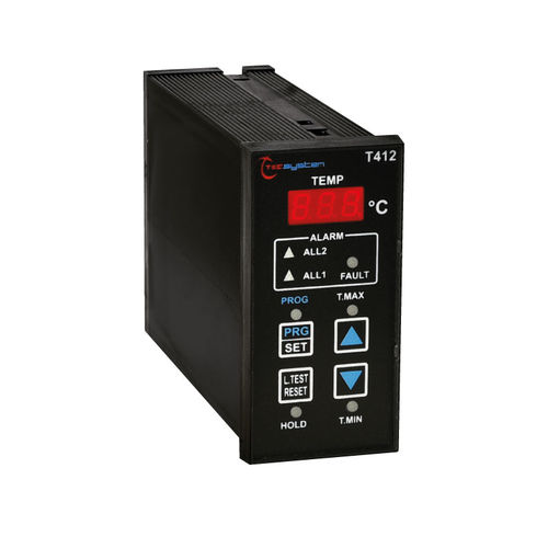 Digitaler Temperaturregler - T412 - TECSYSTEM srl - programmierbar / für Industrieanwendungen