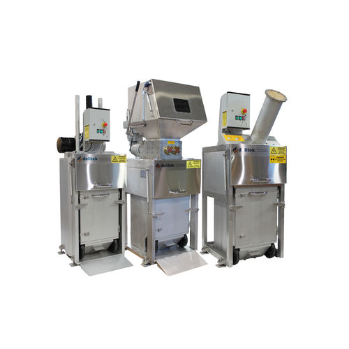 Handlingsystem für Müll - DT-200 series  - Delitek AS - automatisch / vertikal / Trockenmaterialien
