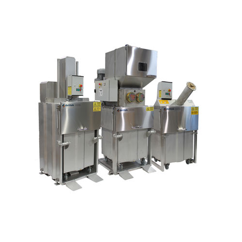 Handlingsystem für Abfall - DT-500 series - Delitek AS - automatisch / vertikal / Trockenmaterialien
