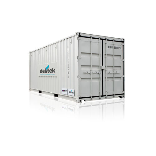 Edelstahl-Müllbehälter - CWS - Delitek AS - für Industrieprodukte / mobil