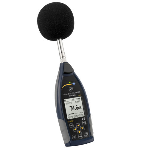 Integrierender Schallpegelmesser - PCE-432-ICA| GPS - PCE Deutschland GmbH - Analysator / Klasse 1 / digital