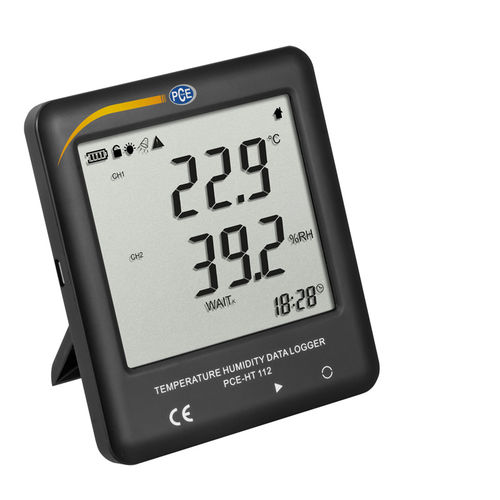 Datenlogger / Feuchtigkeit und Temperatur - PCE-HT 112 - PCE Deutschland GmbH - USB / mit LCD-Grafikdisplay / zur Kontrolle